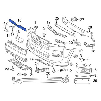 Toyota OE - Front Grille Molding