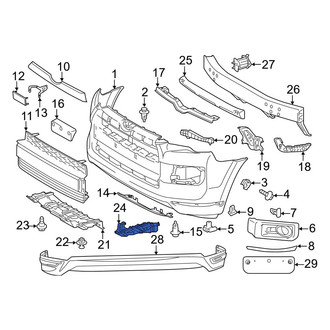 Toyota OE - Front Right Brake Air Duct