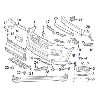 Toyota OE - Bumper Cover Retainer
