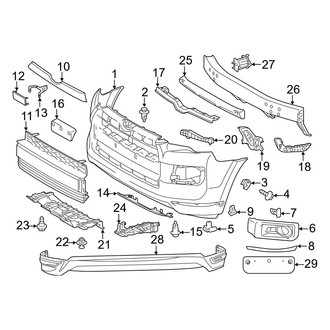 Toyota OE - Front Bumper - Bumper & Components (Limited)