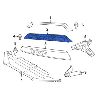 Toyota OE - Front Upper Grille