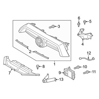 Toyota OE - Grille & Components (Emblem Type)