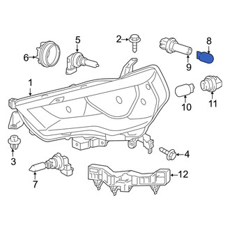 Toyota OE - Rear Side Marker Light Bulb