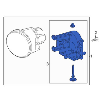 Toyota OE - Front Right Fog Light Bracket
