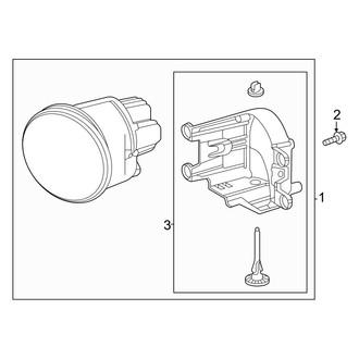 Toyota OE - Front Lamps - Fog Lamps