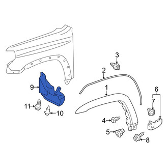 Toyota OE - Front Right Mud Flap
