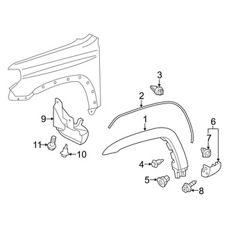 Toyota OE - Fender - Exterior Trim