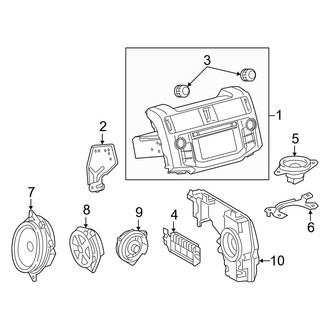 Toyota OE - Instrument Panel - Sound System