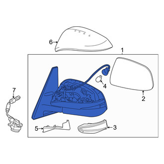 Toyota OE - Front Right Door Mirror