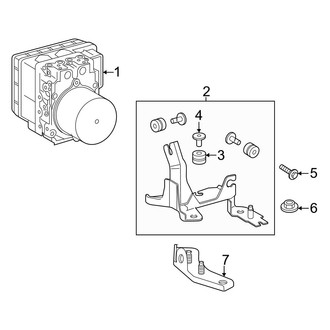 Toyota OE - Electrical - ABS Components (With Vacuum, Type Brake Booster)