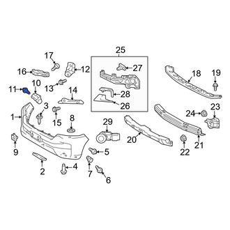 Toyota OE - Tailgate Trim Cover Screw