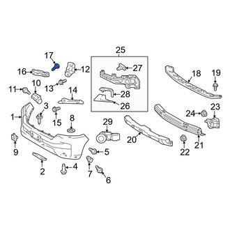 Toyota OE - Bumper Cover Reinforcement Screw