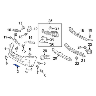 Toyota OE - Front Bumper Protection Pad