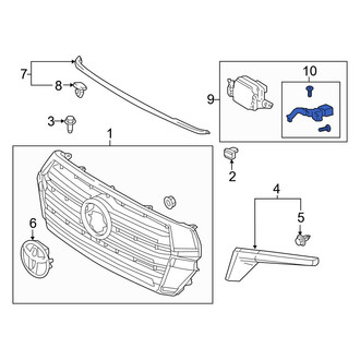 Toyota OE - Cruise Control Distance Sensor Bracket