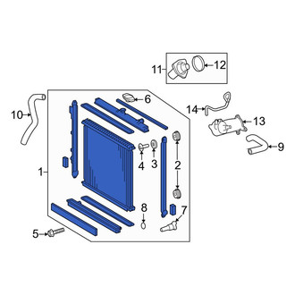 Toyota OE - Radiator