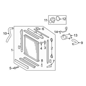 Toyota OE - Cooling - Radiator & Components