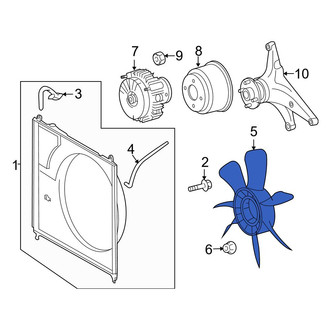Toyota OE - Engine Cooling Fan Clutch Blade