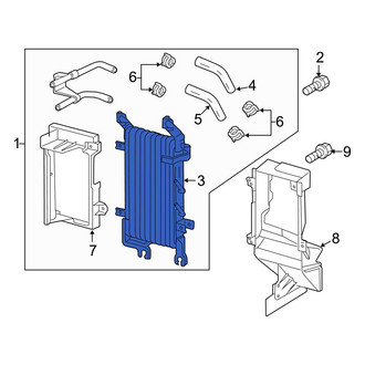 Toyota OE - Automatic Transmission Oil Cooler