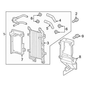 Toyota OE - Cooling - Trans Oil Cooler