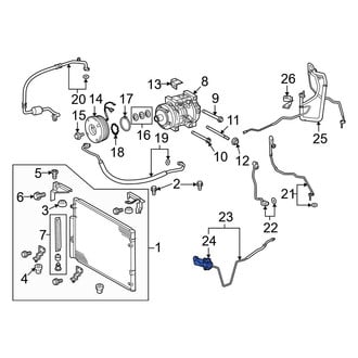 Toyota OE - A/C Refrigerant Pressure Sensor