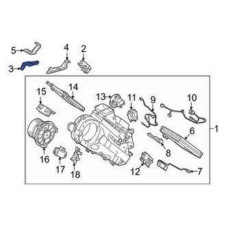 Toyota OE - Rear HVAC Unit Case Cover