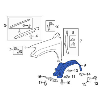 Toyota OE - Front Right Fender Splash Shield