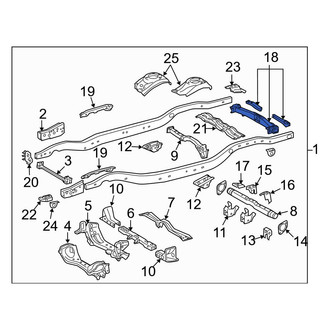 Toyota OE - Rear Spare Tire Carrier