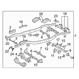 Toyota OE - Front Tie Down Hook