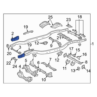 Toyota OE - Front Left Frame Rail End