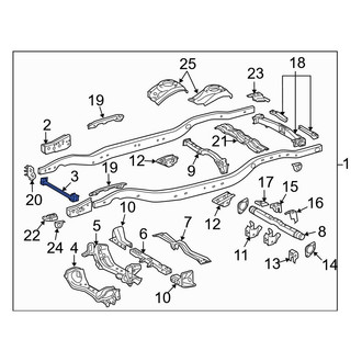 Toyota OE - Front Frame Crossmember
