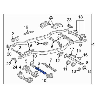 Toyota OE - Front Frame Crossmember