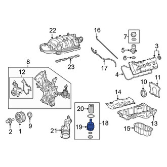 Toyota OE - Engine Oil Filter Housing Cover