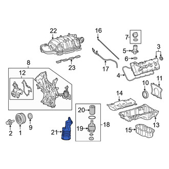 Toyota OE - Engine Oil Filter Housing
