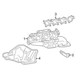 Toyota OE - Exhaust System - Manifold