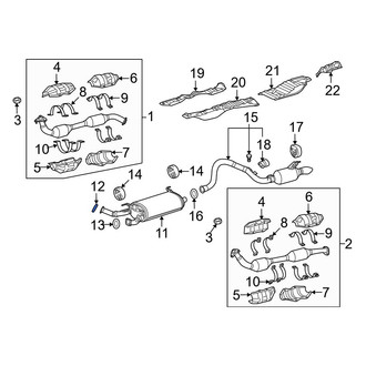 Toyota OE - Rear Catalytic Converter Gasket