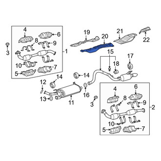 Toyota OE - Front Left Floor Pan Heat Shield