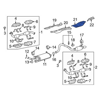Toyota OE - Center Floor Pan Heat Shield