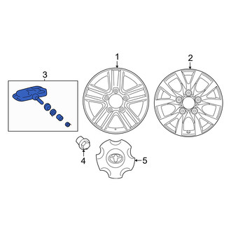 Toyota OE - Tire Pressure Monitoring System (TPMS) Sensor
