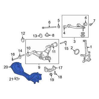 Toyota OE - Front Suspension Subframe Crossmember
