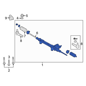 Toyota OE - Rack and Pinion Assembly