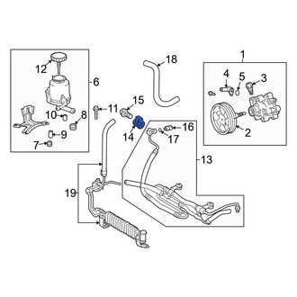 Toyota OE - Power Steering Pressure Hose Gasket