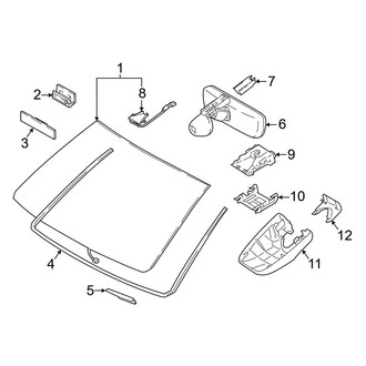 Toyota OE - Windshield - Glass