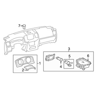 Toyota OE - Instrument Panel Components