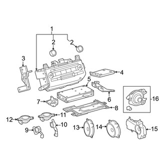 Toyota OE - Instrument Panel - Sound System