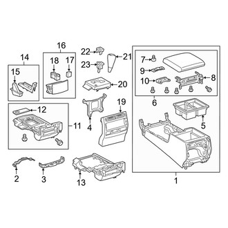 Toyota OE - Console (Console & Components)