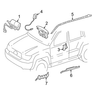 Toyota OE - Restraint Systems - Air Bag Components (Air Bags)
