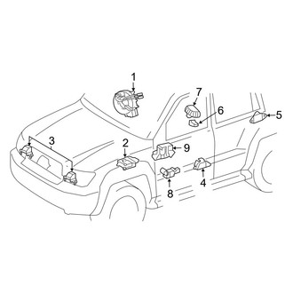 Toyota OE - Restraint Systems - Air Bag Components (Modules & Sensors)