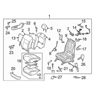 Toyota OE - Center Left Seat