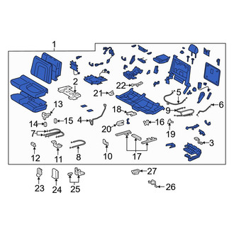 Toyota OE - Center Left Seat