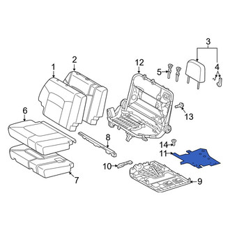 Toyota OE - Rear Left Floor Carpet